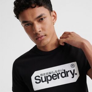 Superdry Core Logo Tag Tee Black