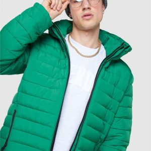Superdry Hooded Fuji Jacket Oregon Green