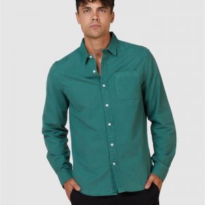 Superdry Lined Dried Oxford Shirt Ivy