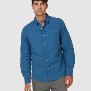 Superdry Lined Dried Oxford Shirt Teal