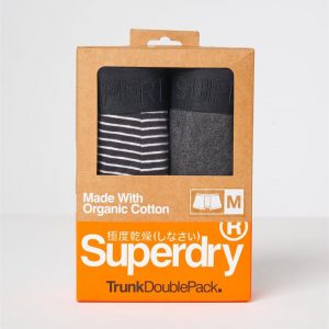 Superdry Classic Trunk Double Blk Stripe / Blk Snow Heather