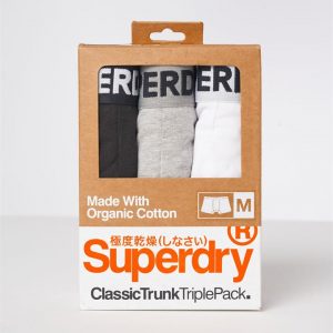 Superdry Classic Trunk Triple Black/Grey Marl/Optic
