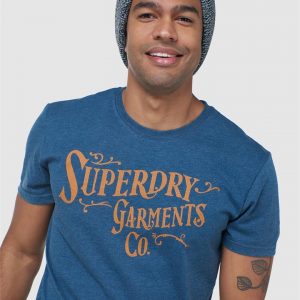 Superdry Ss Workwear Graphic Tee Navy Marle