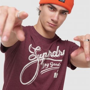 Superdry Ss Workwear Graphic Tee Port Marl