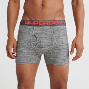 Superdry Sport Boxer Double Pack Grey