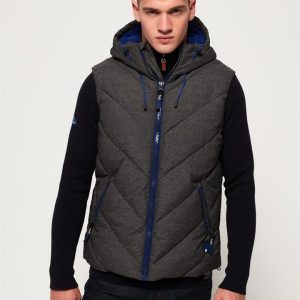 Superdry Xenon Puffer Gilet Black Marle