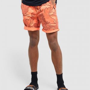 Superdry Sunscorched Short Fluro Coral Camo