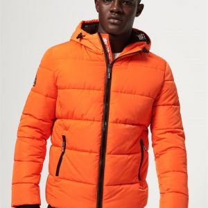 Superdry New House Sports Puffer Bright Orange