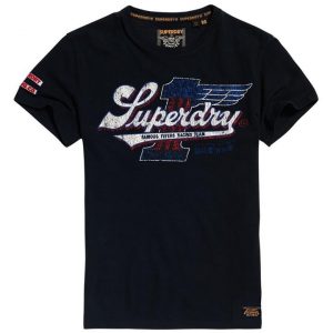 Superdry Famous Flyers Tee Eclipse Navy