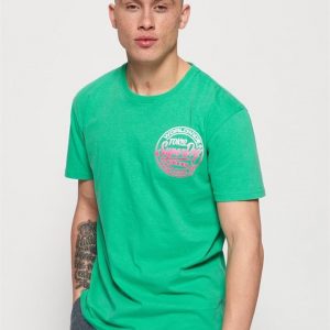 Superdry Ticket Type Oversized Fit Tee Skate Mint