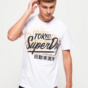 Superdry Ticket Type Oversized Fit Tee Optic