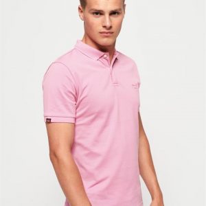 Superdry Classic Micro Pique Polo Prep Pink