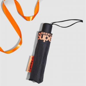 Superdry Sd Minilite Umbrella Black/Orange