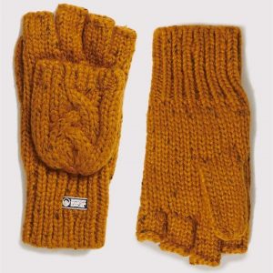 Superdry Gracie Cable Glove Ochre