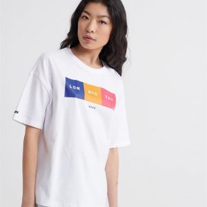 Superdry City Unity Box Fit Tee Optic