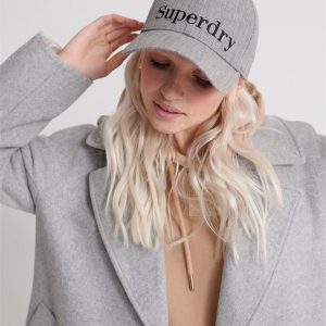 Superdry Embroidery Cap Grey Marle
