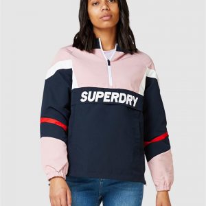 Superdry Colour Block Overhead Soft Pink