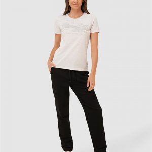 Superdry Vl Embroidery Infill Entry Tee Ice Marle