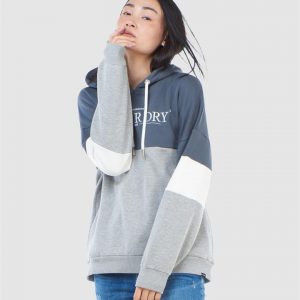Superdry Nyc Times Colour Block Hood Cream