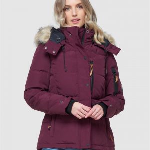 Superdry Premium Rescue Down Jacket Mulberry