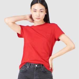 Superdry Scripted Crew Tee Rouge Red