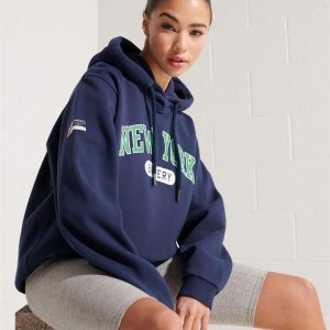 Superdry City College Os Hood 190320 Richest Navy