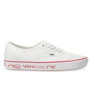 Vans Vans Vans x Penn ComfyCush Authentic Blanc De Blanc & Red