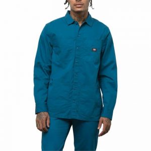 Vans Vans Bayview Short Sleeve Buttondown Shirt Moroccan Blue