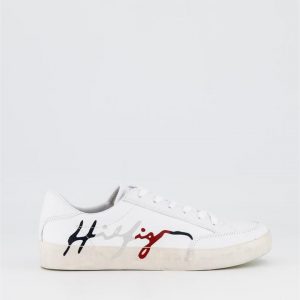 Tommy Hilfiger Tommy Hilfiger Womens TH Corporate Signature Sneakers White
