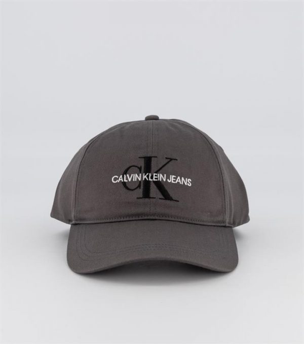 Calvin Klein Calvin Klein Monogram Cap Gray Pinstripe
