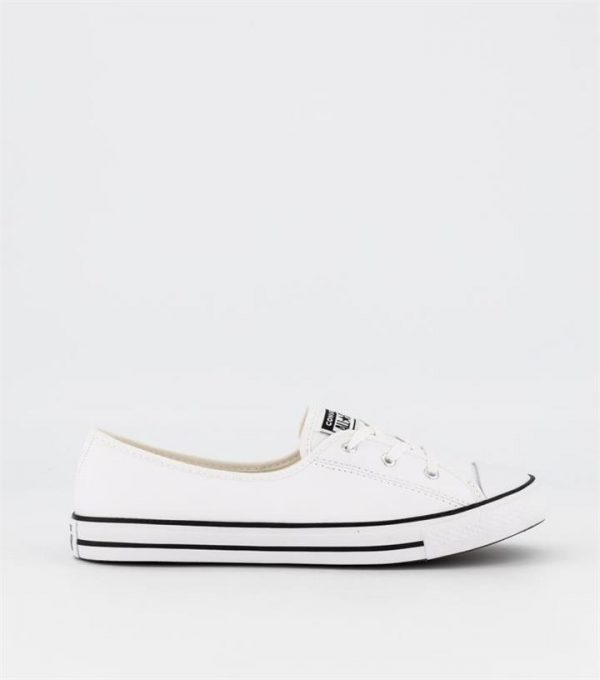 Converse Converse Womens Chuck Taylor All Star Ballet Lace Slip-On White