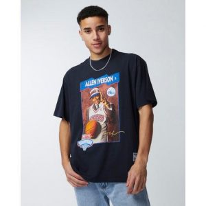 Mitchell & Ness Mitchell & Ness Draft Day 76ers Tee Faded Black