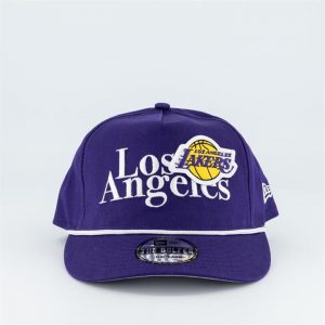 New Era New Era Los Angeles Lakers LA Souvenir The Golfer Snapback Purple
