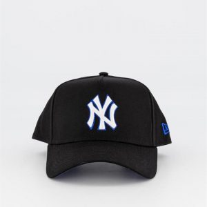 New Era New Era NY Yankees 9Forty A-Frame Black   Royal   White