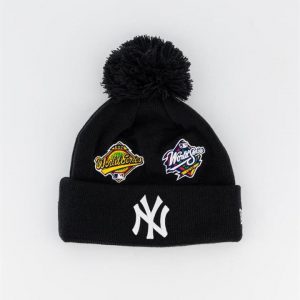 New Era New Era NY Yankees Knit Thin Beanie Official Team Colours