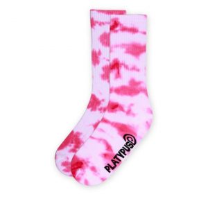 Platypus Socks Platypus Socks Platypus Tie Dye Socks Pink