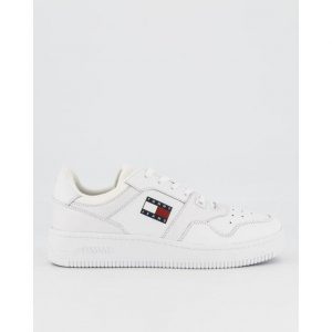 Tommy Hilfiger Tommy Hilfiger Retro Leather Basket Trainers White