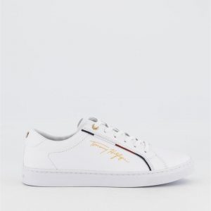 Tommy Hilfiger Tommy Hilfiger Womens Signature Sneaker White