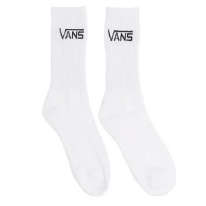 Vans Apparel & Accessories Vans Apparel & Accessories Classic Crew Skate Sock 6.5-9 3-Pack White