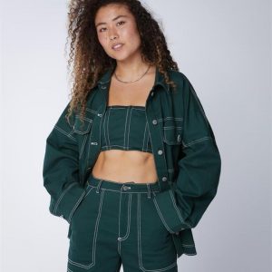 by.dyln by.dyln Cooper Jacket Green