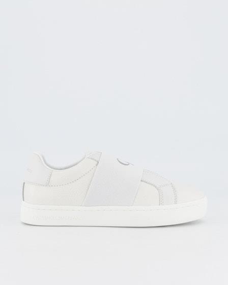 Calvin Klein Calvin Klein Leather Slip-On Shoes White