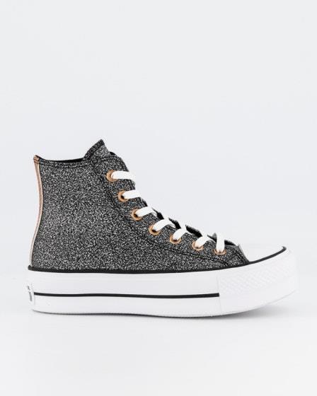 Converse Converse Womens CT All Star Forest Glam Lift Hi Black