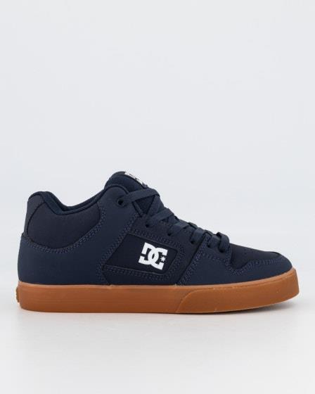 DC DC Mens Pure Mid Mid-Top Shoes Dc Navy