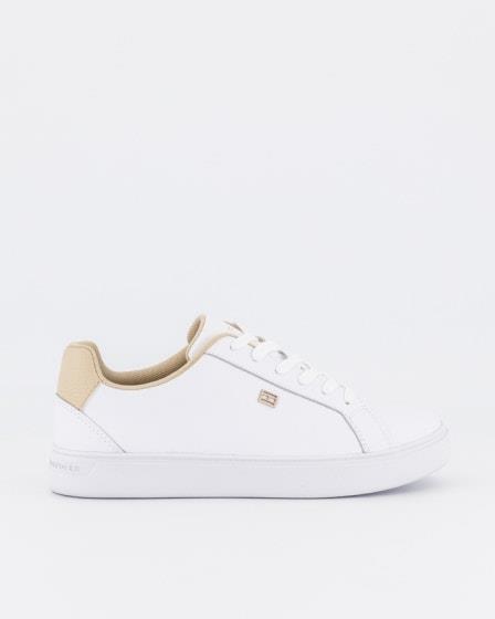 Tommy Hilfiger Tommy Hilfiger Womens Essential Leather Court White