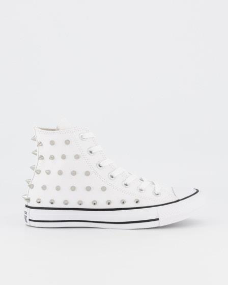 Converse Converse Womens Chuck Taylor All Star Studded High Top White
