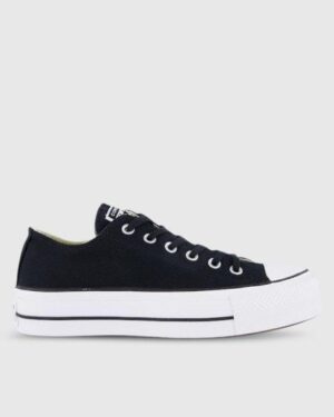 Converse Converse Womens Chuck Taylor All Star Lift Low Black