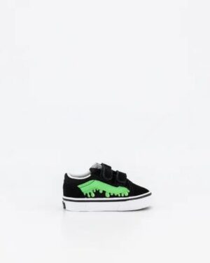Vans Vans Toddler Old Skool V Glow Glow Slime Black