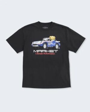 Market Market Ultimate Rally Bear T-shirt Washed-Black