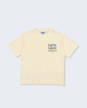 Market Market Call My Lawyer T-shirt Butter-Cream