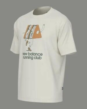 New Balance New Balance ATHLETICS RELAXED RUNNING CLUB CARTOONT-SHIRT SEA SALT (108) Sea Salt (108)
